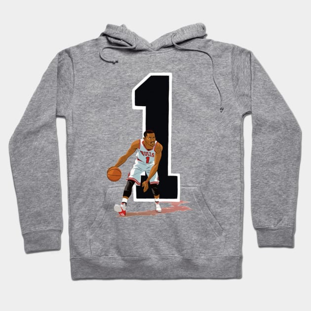 DERRICK ROSE Hoodie by Mortimermaritin